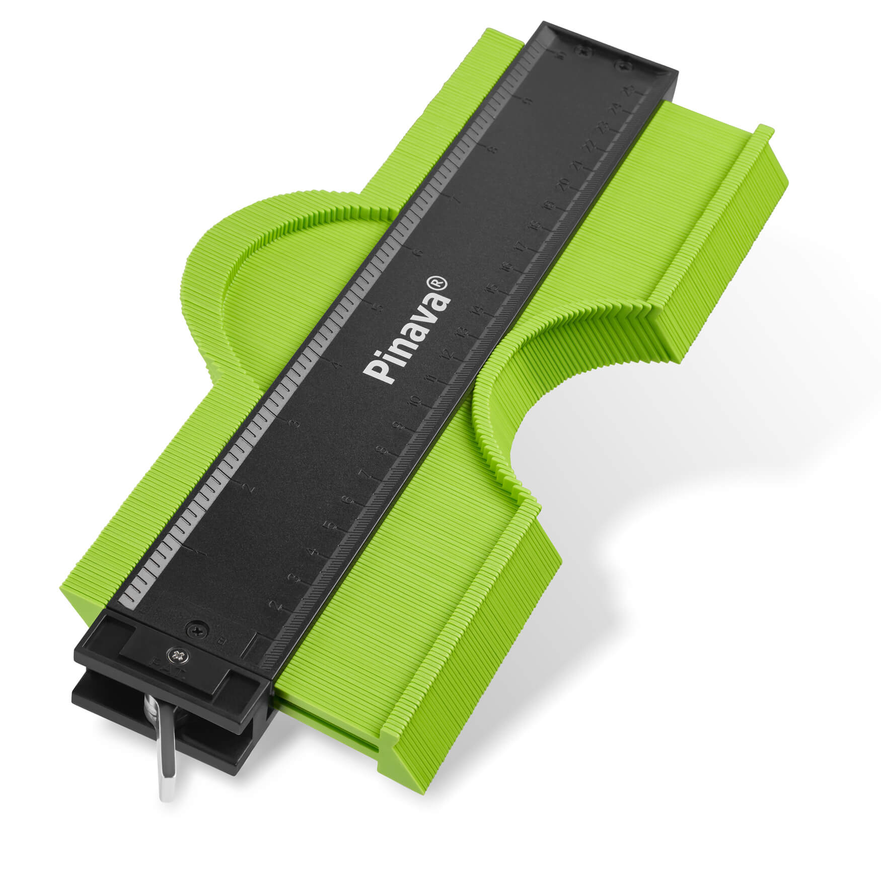 Konturenlehre: Ein praktisches Werkzeug zum genauen Übertragen von unregelmäßigen Formen und Konturen auf andere Materialien, ideal für Heimwerkerprojekte und Renovierungsarbeiten.