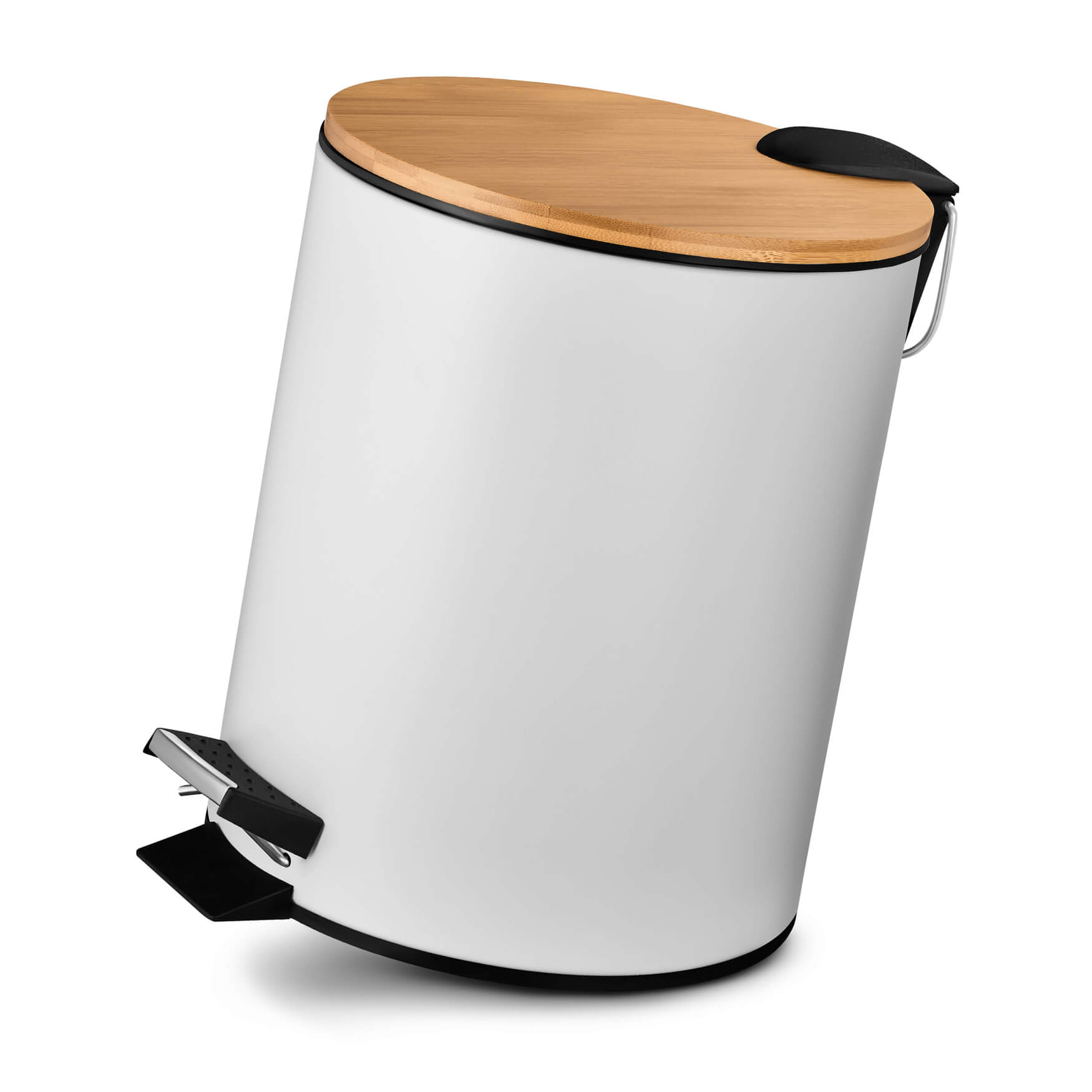 Kosmetikmülleimer: Ein stilvoller und funktionaler Behälter zur Entsorgung von Kosmetikabfällen, der jeden Badezimmerbereich organisiert und sauber hält.