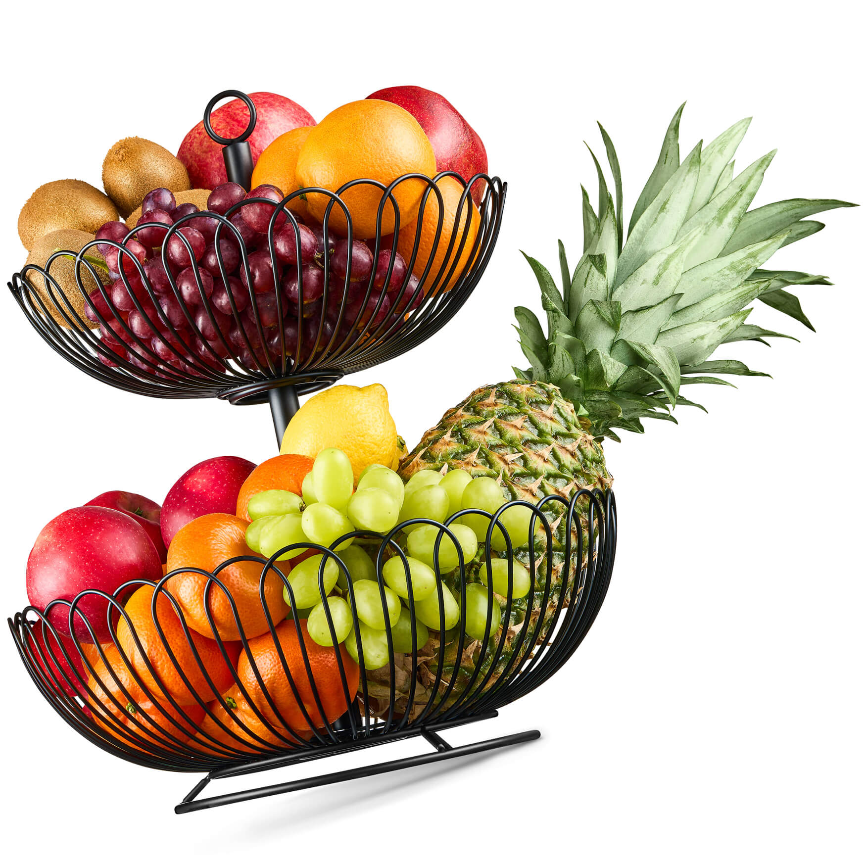 Bunte Obstschale: Eine fröhliche und farbenfrohe Schale, perfekt für die Präsentation von frischem Obst und das Hinzufügen einer lebendigen Note zu Ihrer Küche oder Ihrem Essbereich.